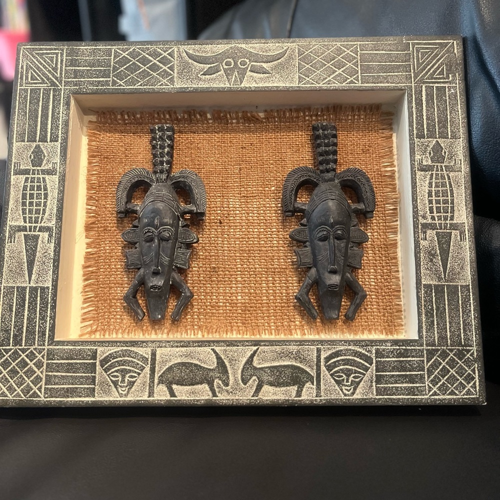 Africian wall art box